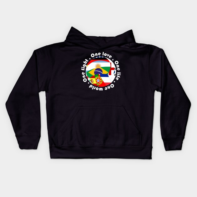 Soccer Kids Hoodie by Aestcoart